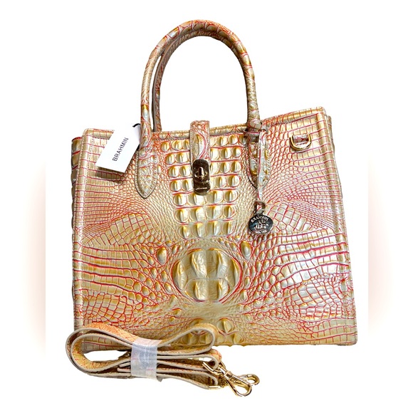 Brahmin NWT Nikita Sunkiss Melbourne Genuine Leather Purse Bag (P043) - Picture 2 of 12